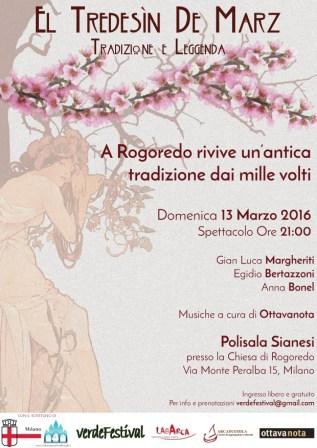 13 marzo 2016 - la storia del "Tredesin de marz" a Rogoredo